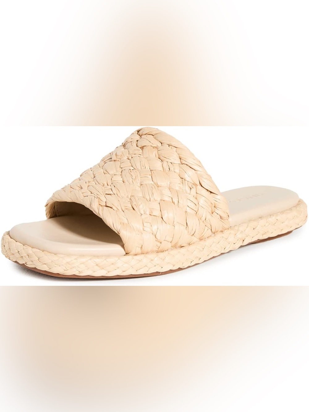 Vince Rumi Raffia Espadrille Slides